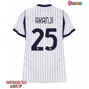 Inter Milan Manuel Akanji #25 Udebanetrøje Dame 2026-27 Kort ærmer Inter Milan Manuel Akanji #25 Udebanetrøje Dame 2026-27 Kort ærmer